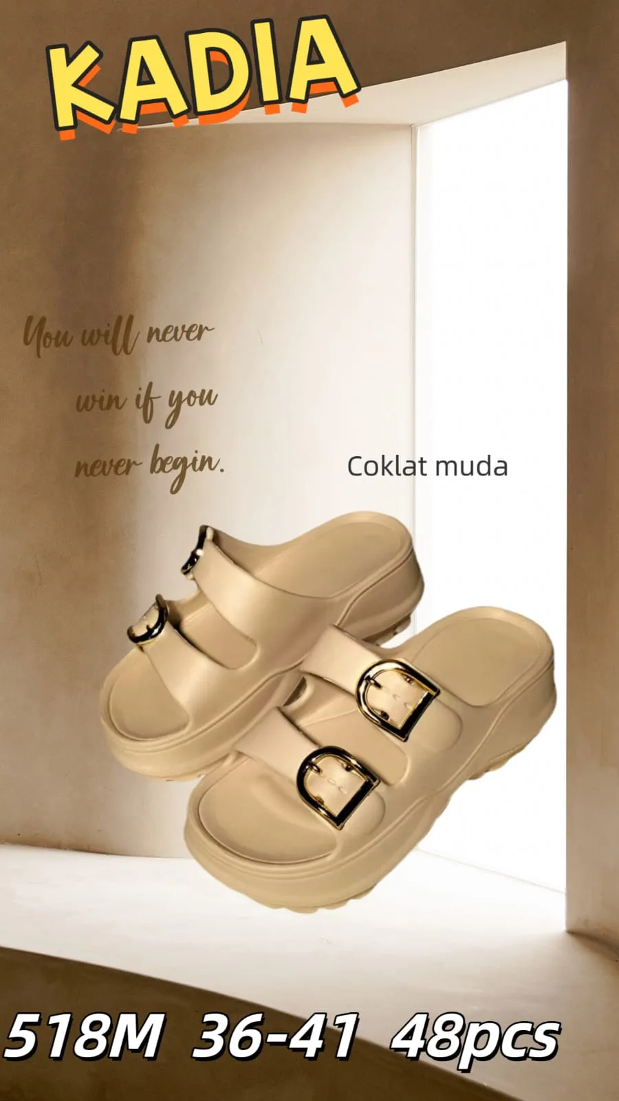 518M COKLAT MUDA KADIA